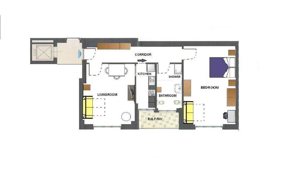 Ferienwohnung Nibre Mailand Exterior foto